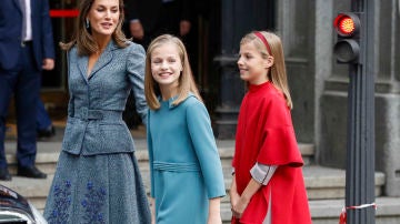 La princesa Leonor y la infanta Sofía