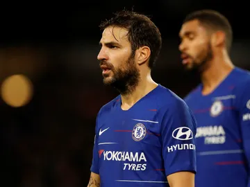 Cesc Fàbregas en un partido con el Chelsea Cesc Fàbregas en un partido con el Chelsea