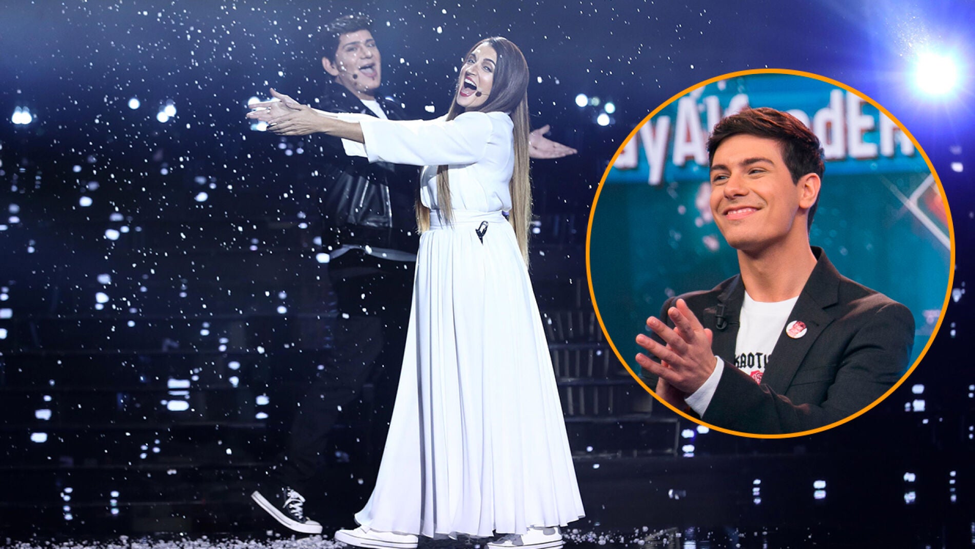 La divertida reacci&oacute;n de Alfred Garc&iacute;a al verse imitado en 'Tu cara me suena' por Jos&eacute; Corbacho y Silvia Abril