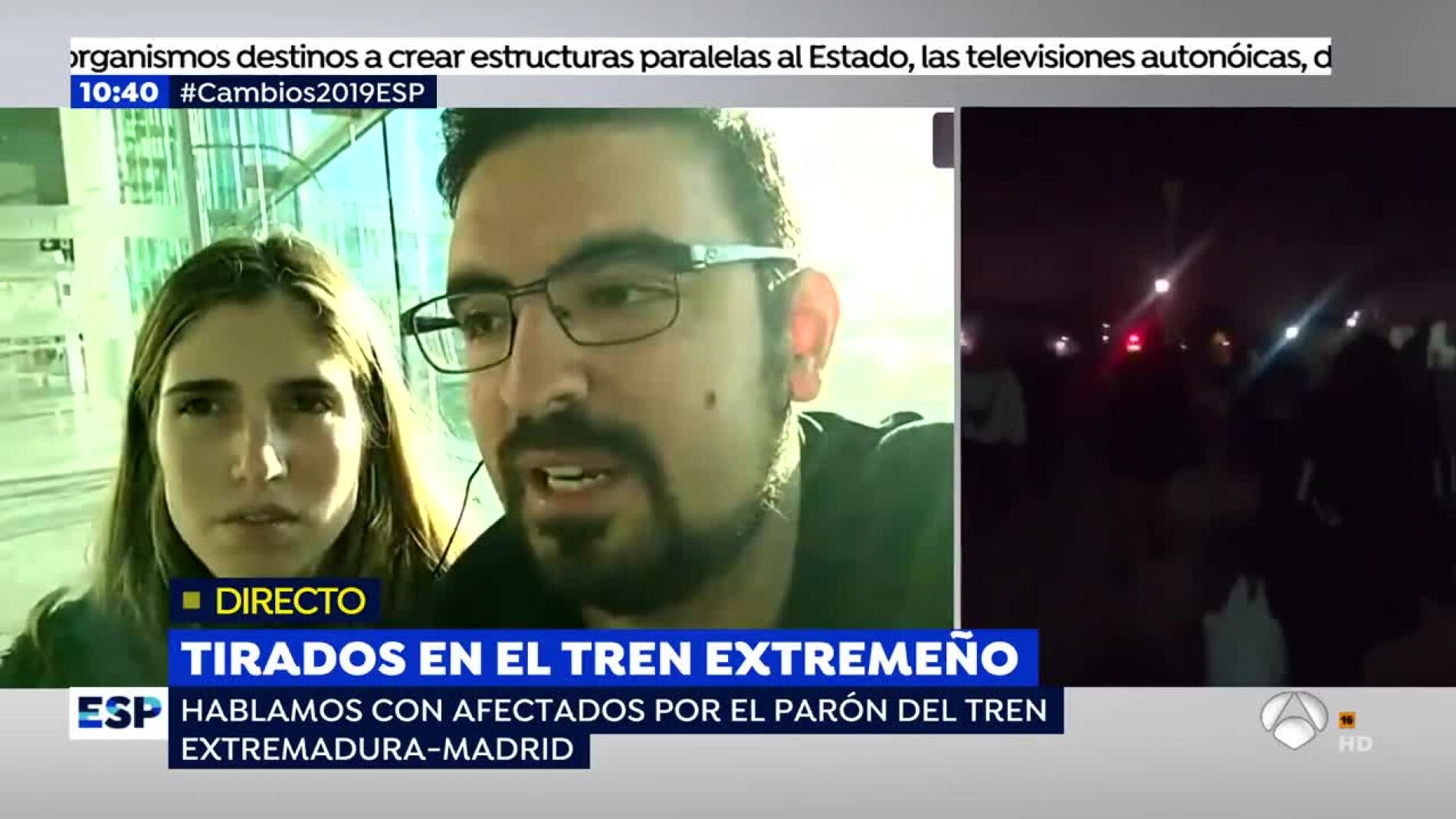 Afectados por el tren de Extremadura