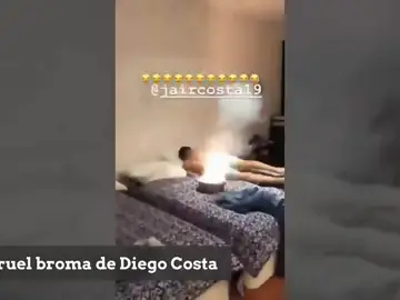 La cruel broma de Diego Costa: despierta en Año Nuevo a su hermano con una olla de petardos La cruel broma de Diego Costa: despierta en Año Nuevo a su hermano con una olla de petardos