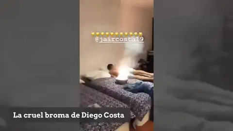 La cruel broma de Diego Costa: despierta en Año Nuevo a su hermano con una olla de petardos La cruel broma de Diego Costa: despierta en Año Nuevo a su hermano con una olla de petardos