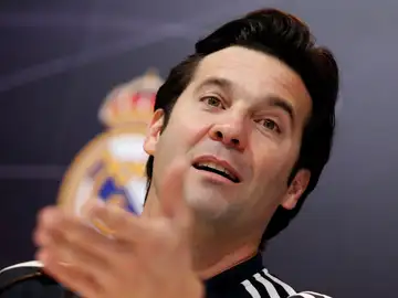 Solari, en rueda de prensa Solari, en rueda de prensa