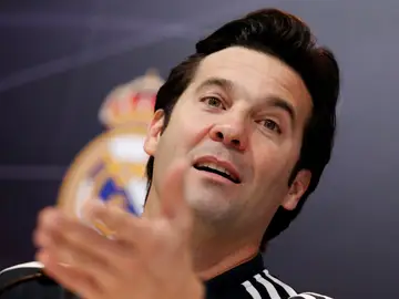 Solari, en rueda de prensa Solari, en rueda de prensa