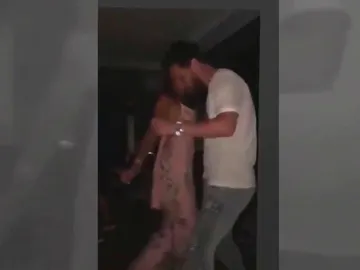 El baile de Messi y Antonella El baile de Messi y Antonella
