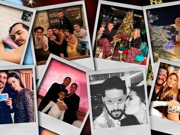 Los famosos recibieron así el año nuevo Los famosos recibieron así el año nuevo