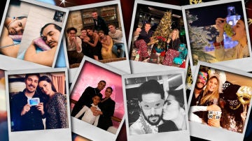 Los famosos recibieron así el año nuevo