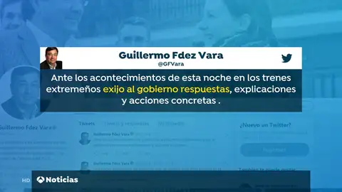 Vara exige al Gobierno "respuestas y acciones concretas" tras la nueva avería del tren extremeño Vara exige al Gobierno "respuestas y acciones concretas" tras la nueva avería del tren extremeño