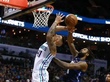 Willy Hernangómez con los Charlotte Hornets Willy Hernangómez con los Charlotte Hornets