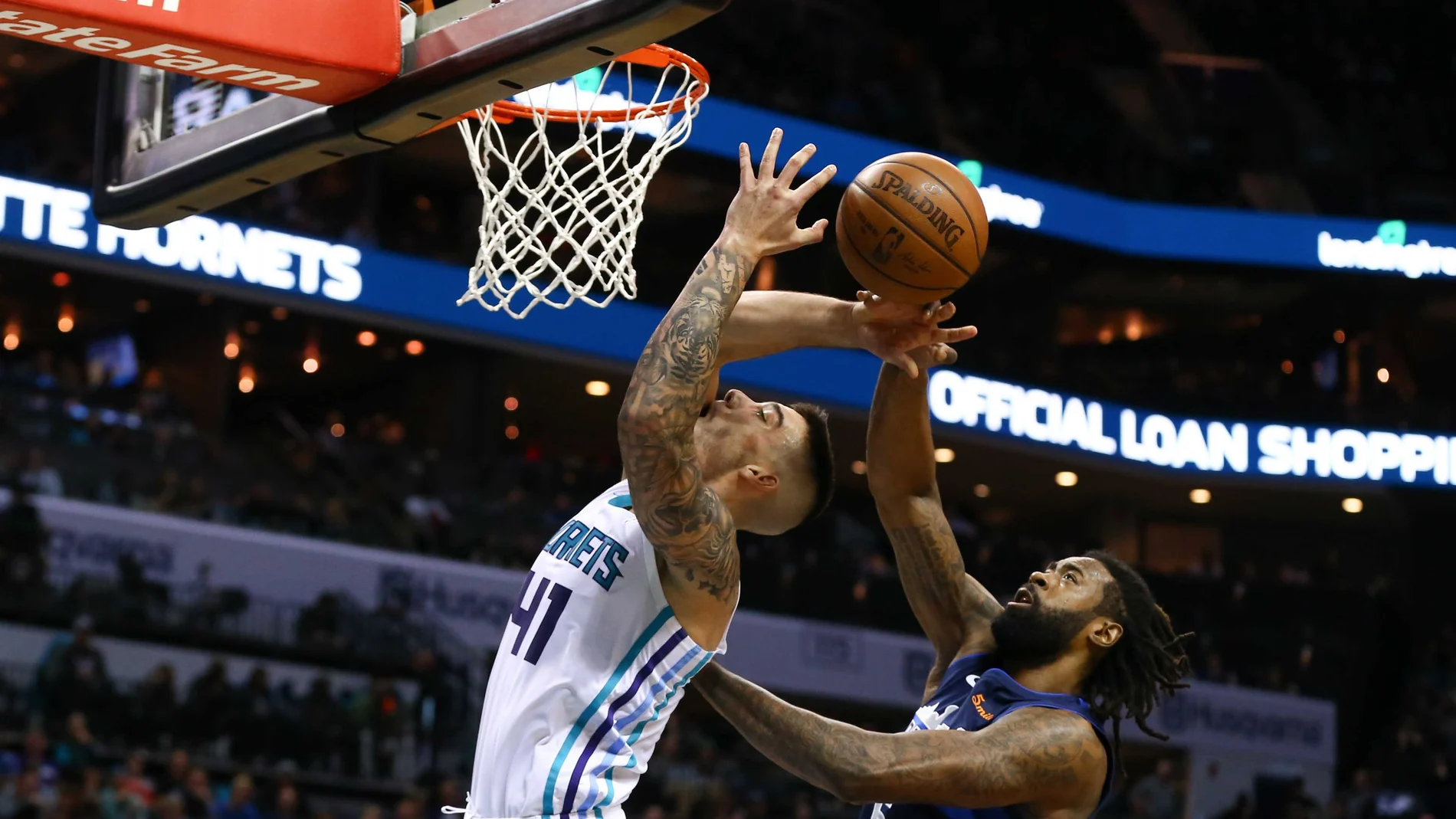 Willy Hernangómez con los Charlotte Hornets Willy Hernangómez con los Charlotte Hornets