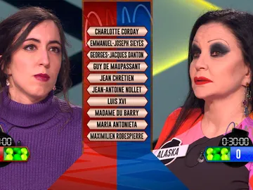 Alaska y Cristina, dos capitanas con un mismo objetivo: conseguir la ventaja táctica de '¡Boom!' Alaska y Cristina, dos capitanas con un mismo objetivo: conseguir la ventaja táctica de '¡Boom!'