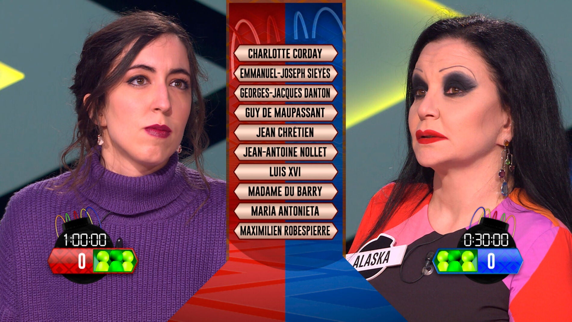 Alaska y Cristina, dos capitanas con un mismo objetivo: conseguir la ventaja t&aacute;ctica de '&iexcl;Boom!'