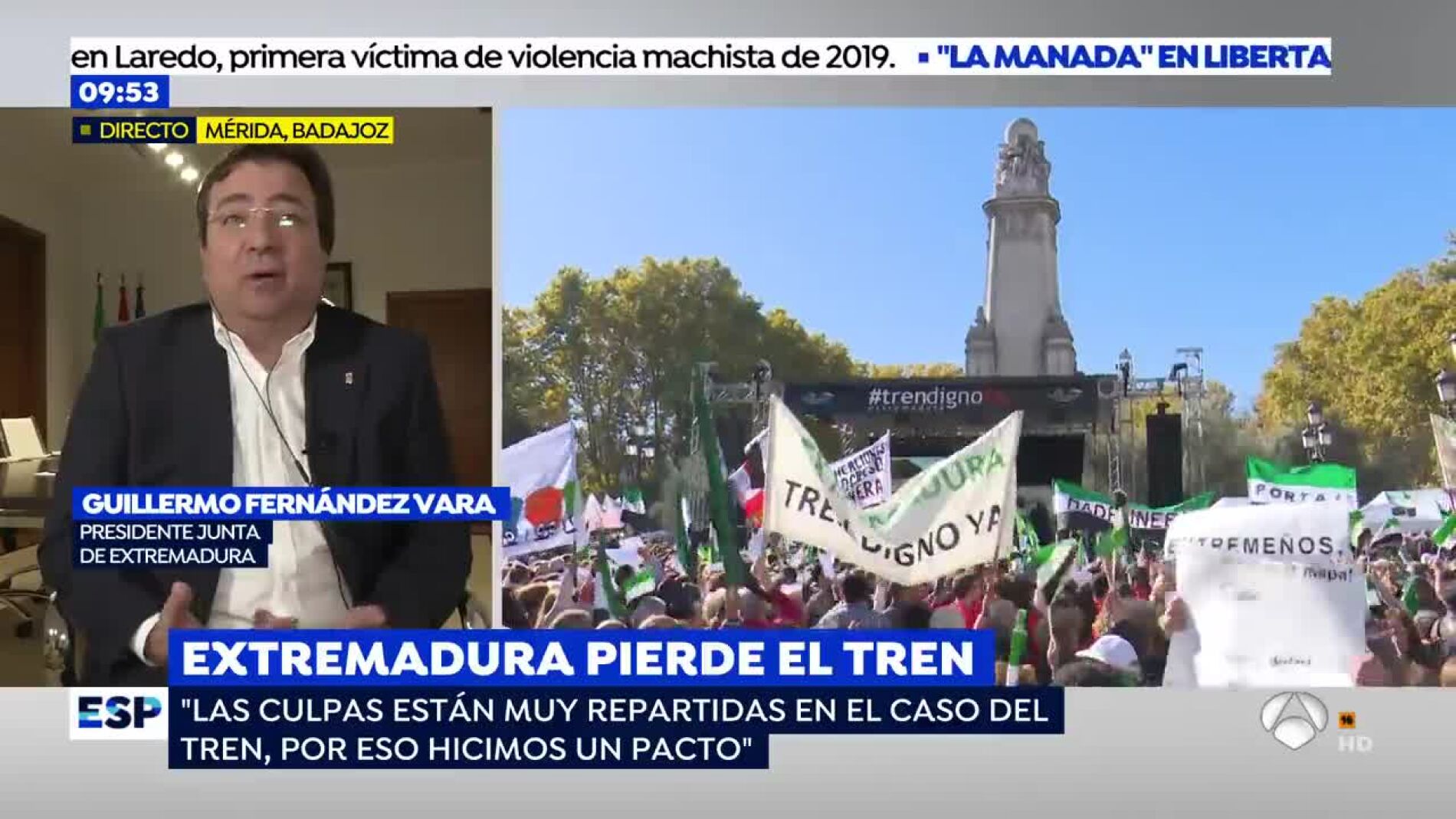 Fern&aacute;ndez Vara: "No me sirven las disculpas de Renfe"