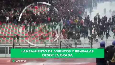Batalla campal entre aficionados y policía en Argelia: hay más de 60 heridos Batalla campal entre aficionados y policía en Argelia: hay más de 60 heridos