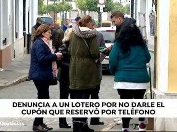 Denuncian a un lotero de Moguer por quedarse supuestamente con un cupón premiado