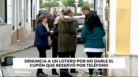 Denuncian a un lotero de Moguer por quedarse supuestamente con un cupón premiado Denuncian a un lotero de Moguer por quedarse supuestamente con un cupón premiado