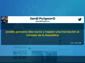 Puigdemont pide a los catalanes donaciones para sostener su Gobierno paralelo en Bélgica Puigdemont pide a los catalanes donaciones para sostener su Gobierno paralelo en Bélgica