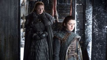 Sansa y Arya en 'Juego de Tronos'