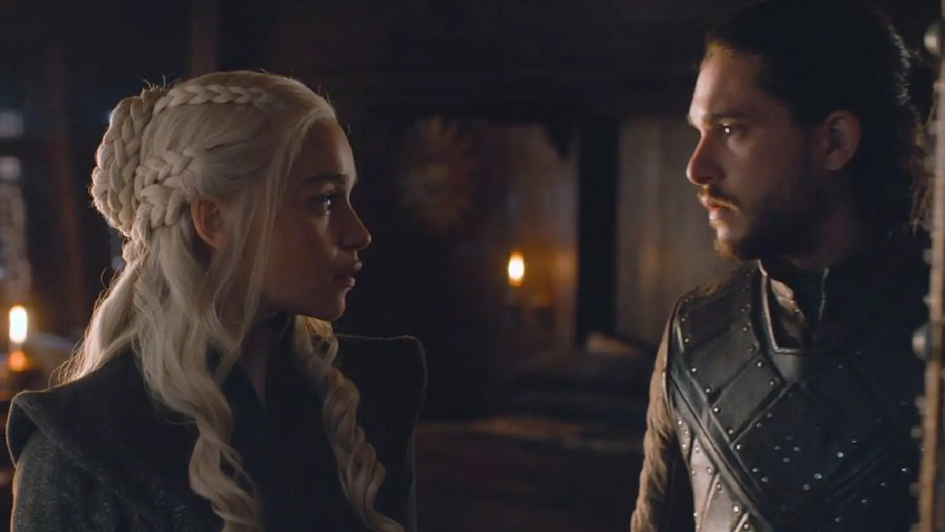 Daenerys Targaryen y Jon Nieve en 'Juego de Tronos'
