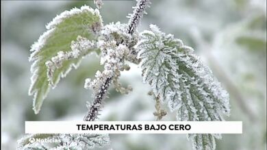 Una veintena de provincias españolas están en riesgo por temperaturas mínimas hasta -8ºC
