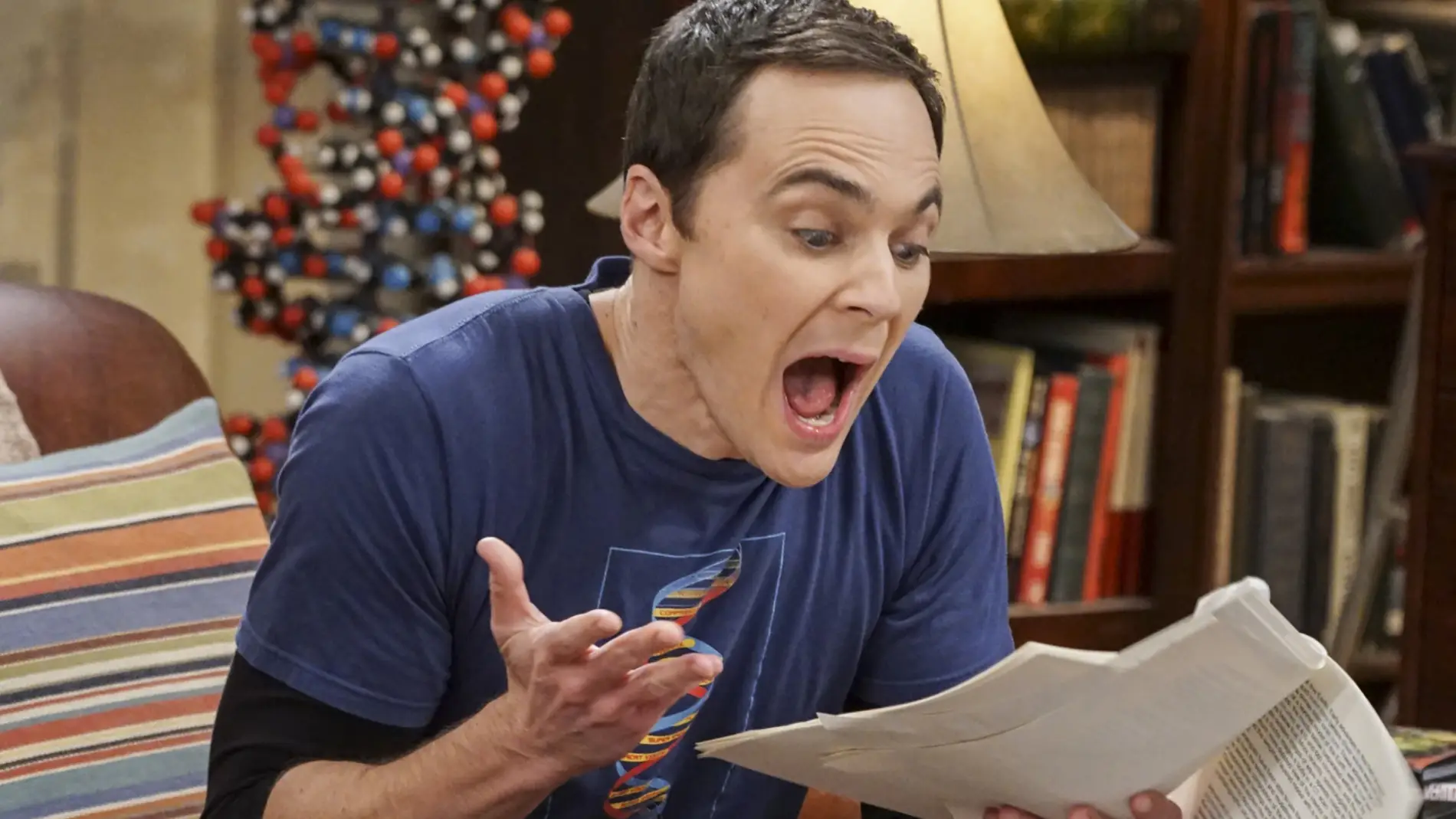 Jim Parsons como Sheldon en 'The Big Bang Theory'