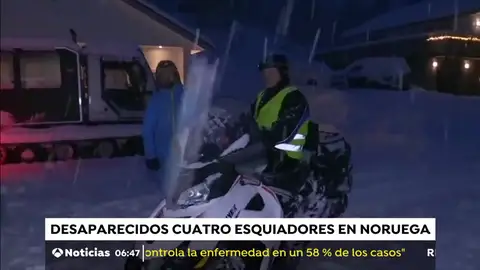 Cuatro esquiadores continúan desaparecidos en Noruega Cuatro esquiadores continúan desaparecidos en Noruega