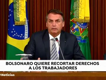 Bolsonaro plantea derogar la Justicia del Trabajo por "exceso de derechos" para los trabajadores