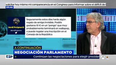Puigdemont pide en Twitter su regalo de Reyes: Dinero para el Consejo de la República 