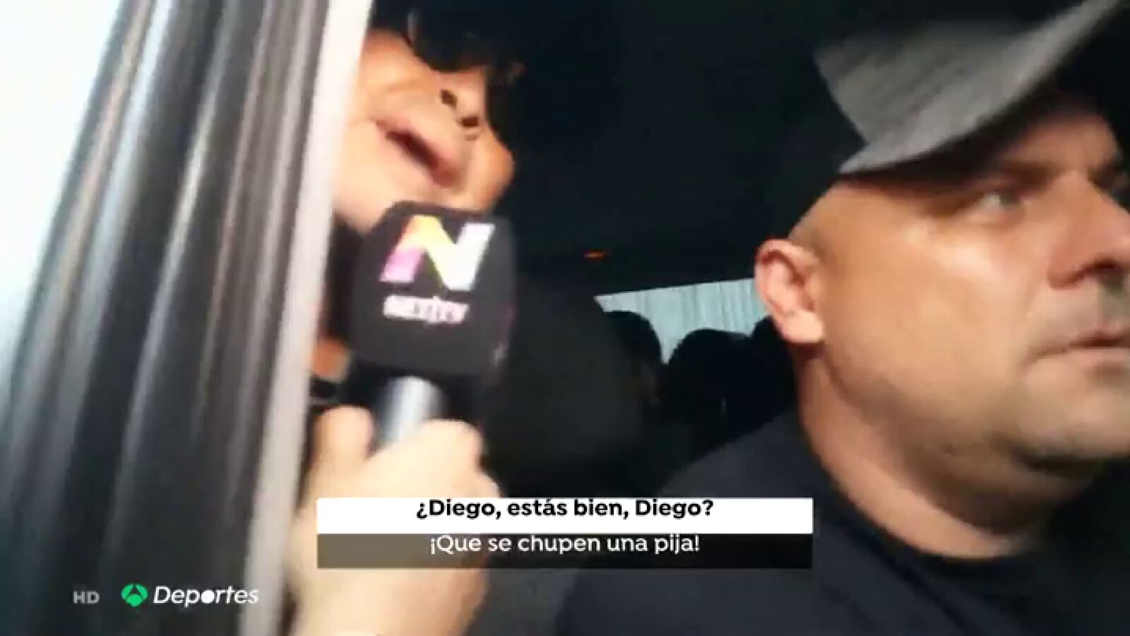 La última salida de tono de Maradona tras recibir el alta por un sangrado estomacal