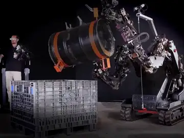 Un exoesqueleto que multiplica por 20 la fuerza humana Un exoesqueleto que multiplica por 20 la fuerza humana