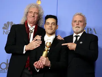 Rami Malek gana el Globo de Oro al mejor actor de drama por "Bohemian Rhapsody" Rami Malek gana el Globo de Oro al mejor actor de drama por "Bohemian Rhapsody"