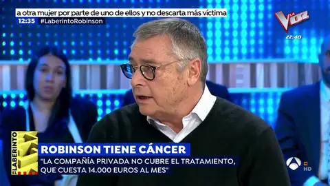 Michael Robinson: "Me dijeron que hay un 37% de posibilidades de curarme" Michael Robinson: "Me dijeron que hay un 37% de posibilidades de curarme"