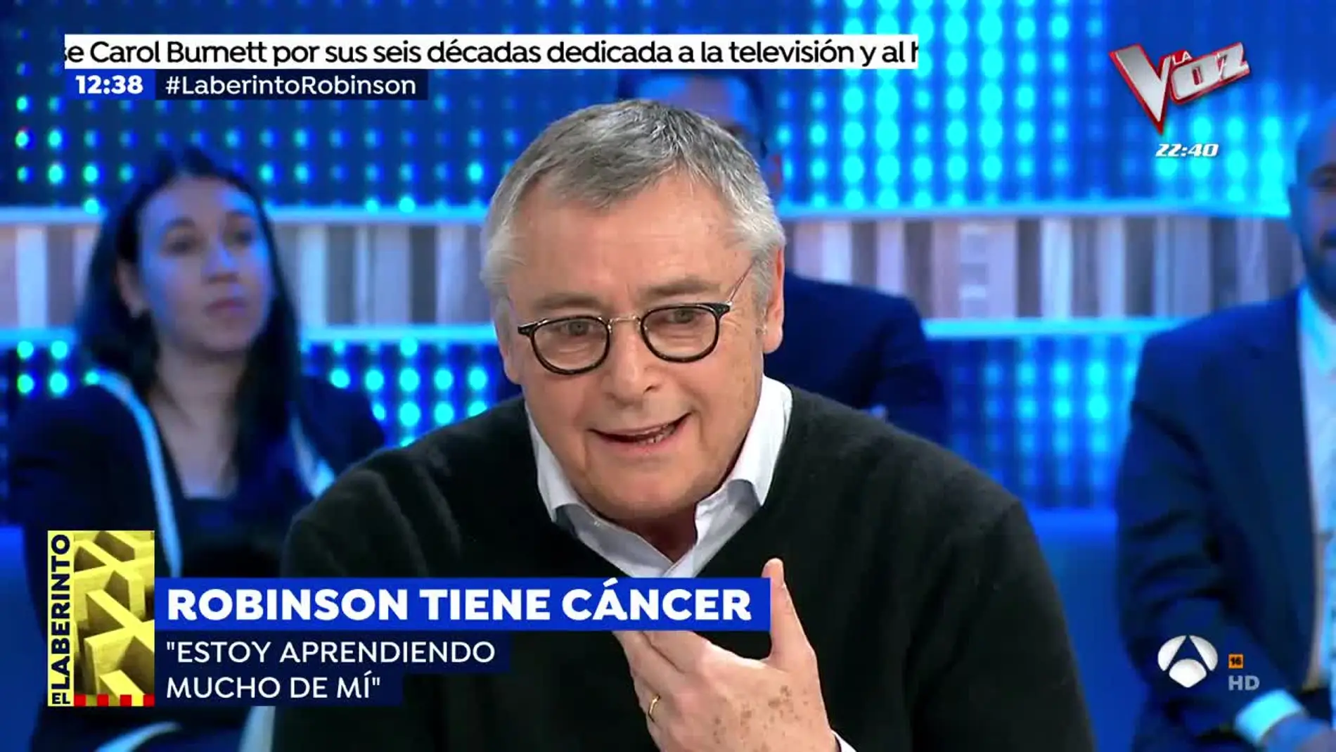 Robinson lucha contra el cáncer: " Nunca me he encontrado tan bien"
