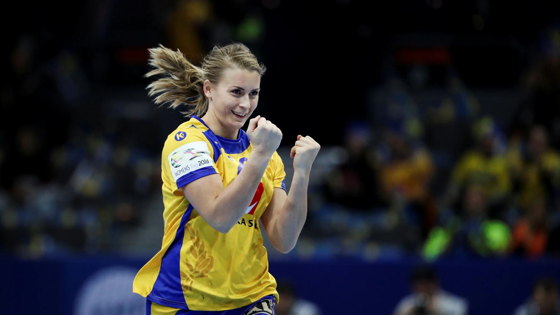 Isabelle Gullden, durante un partido Isabelle Gullden, durante un partido