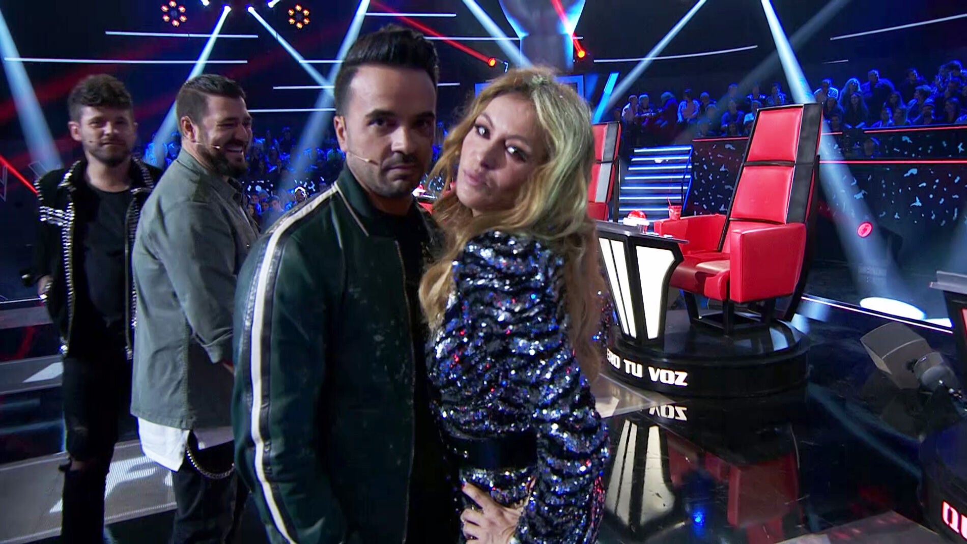 Paulina Rubio se impone ante sus tres compa&ntilde;eros de 'La Voz'