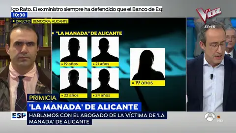 La víctima de 'La Manada' de Alicante no recuerda lo ocurrido y los psicólogos recomiendan que no vea el vídeo La víctima de 'La Manada' de Alicante no recuerda lo ocurrido y los psicólogos recomiendan que no vea el vídeo