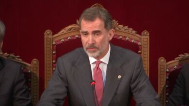El Rey destaca la legitimidad e independencia judicial a unos días del juicio del procés