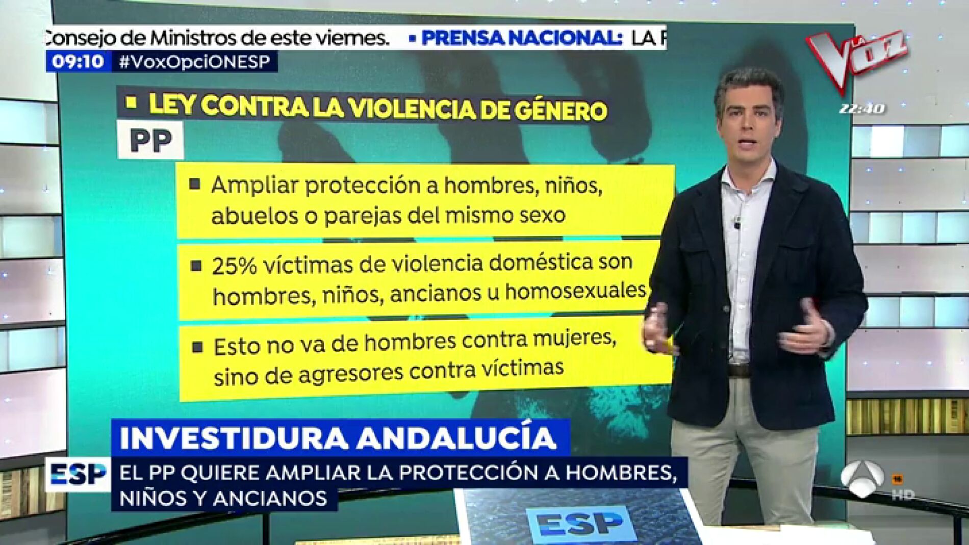 Gonzalo Bans analiza por qu&eacute; Vox se opone a la actual ley de violencia de g&eacute;nero