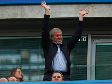 Roman Abramovich, durante un partido del Chelsea Roman Abramovich, durante un partido del Chelsea