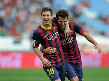 Messi y Cesc en el FC Barcelona Messi y Cesc en el FC Barcelona