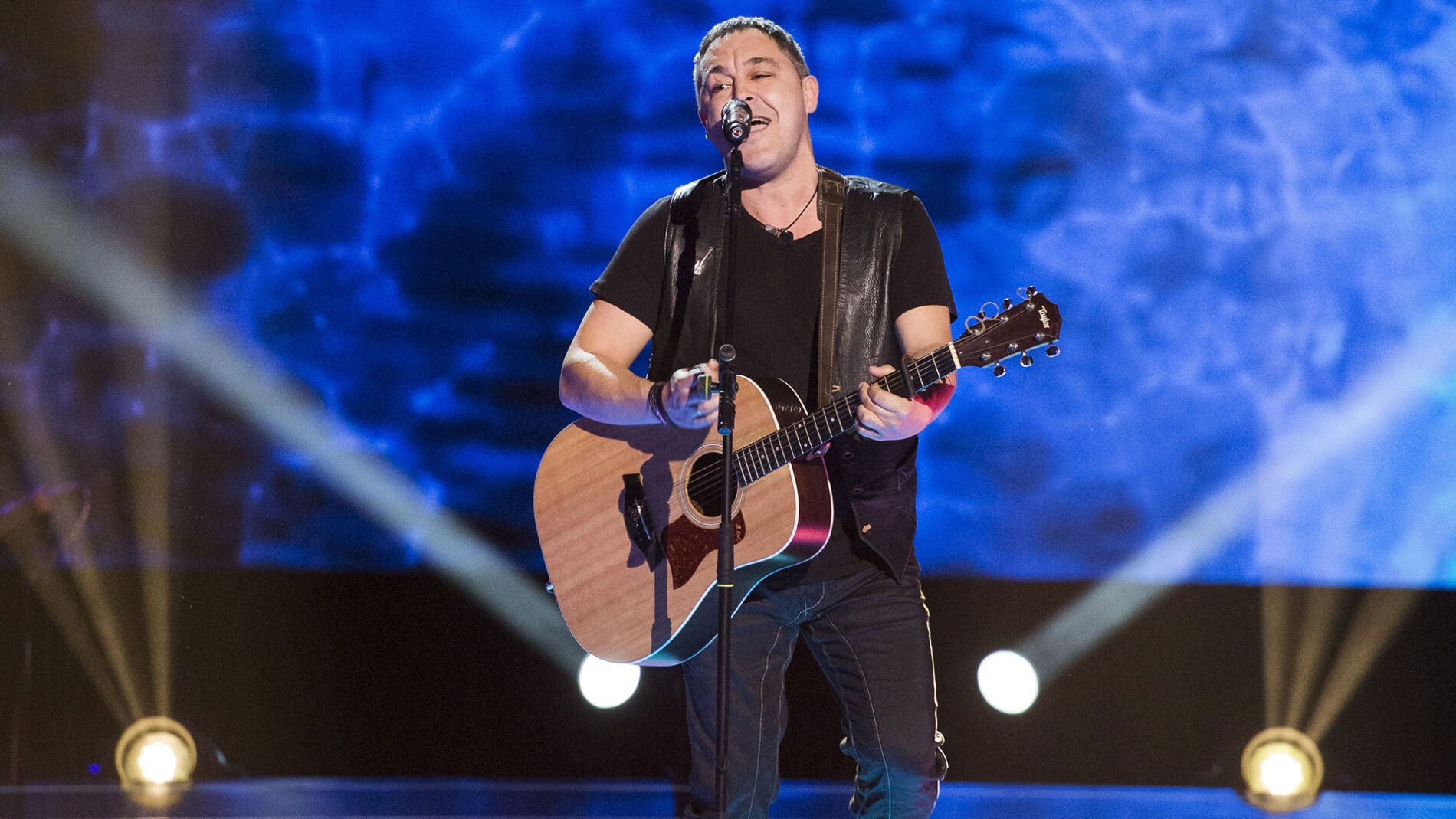 Vídeo actuación Andrés Balado audiciones a ciegas