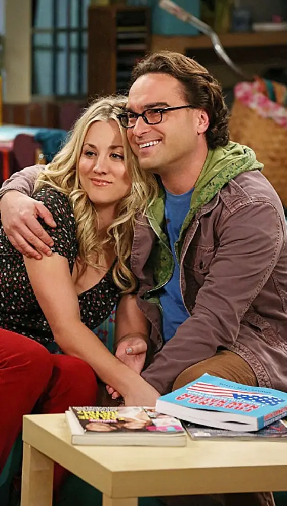 Penny y Leonard en 'The Big Bang Theory'