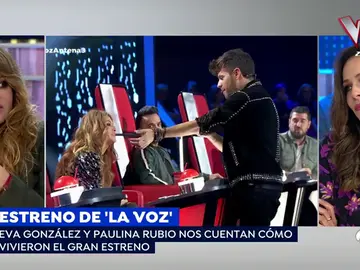Paulina Rubio: "Lo bonito de 'La Voz' es que no conocemos la historia de la gente y solo nos guiamos por la música" Paulina Rubio: "Lo bonito de 'La Voz' es que no conocemos la historia de la gente y solo nos guiamos por la música"