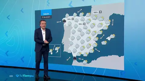 Fin de semana invernal: Lluvia y nieve en casi toda España Fin de semana invernal: Lluvia y nieve en casi toda España