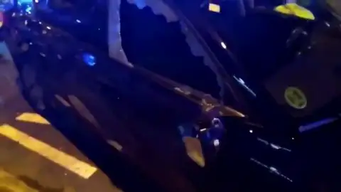 REEMPLAZO | Graves incidentes en Barcelona durante la concentración de los taxistas REEMPLAZO | Graves incidentes en Barcelona durante la concentración de los taxistas