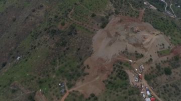La tuneladora que tiene que hacer el pozo vertical aún no ha podido empezar a trabajar La tuneladora que tiene que hacer el pozo vertical aún no ha podido empezar a trabajar