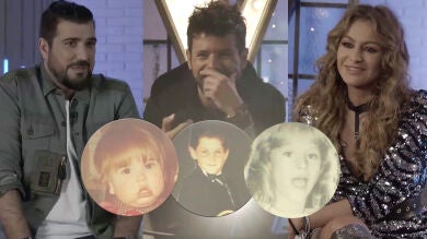 Paulina Rubio, Pablo López y Antonio Orozco, coaches de 'La Voz', se emocionan recordando sus inicios en la música
