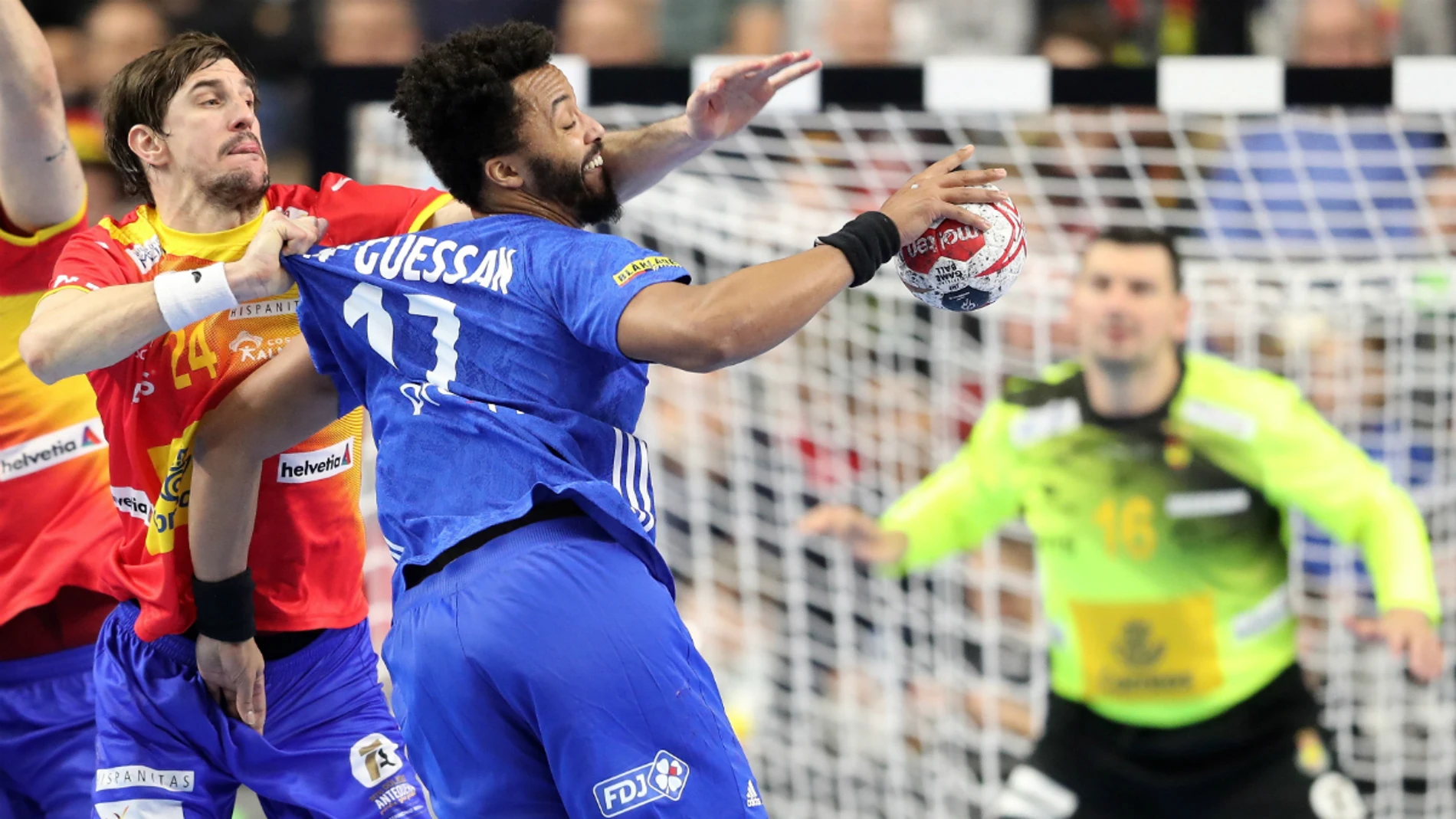 Virán Morrós, ante Francia Virán Morrós, ante Francia