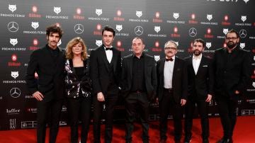 Actores de 'Fariña' en los Premios Feroz 2019