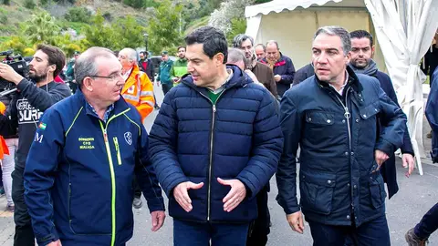 Juanma Moreno en Totalán Juanma Moreno en Totalán